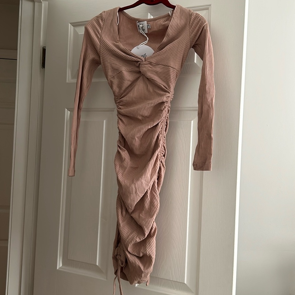 Princess Polly Mini Dress - side ruching